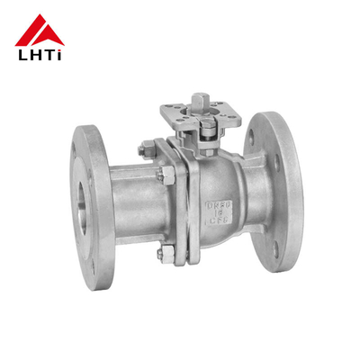 Guter Preis Zweiwege-Kugelventil ASME DN 15 Gr2 Titan-Industriekugelventil Hochdruck-Auslassventil Online
