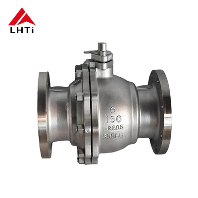 Guter Preis ANSI B16.34 Titanium Gr2 Gr5 PN16 Flanschkugelventil für die chemische und elektrische Industrie DN10-DN200 Online