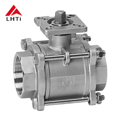 Guter Preis Zweiwege-Kugelventil ASME DN 15 Gr2 Gr5 Titan-Industriekugelventil Online