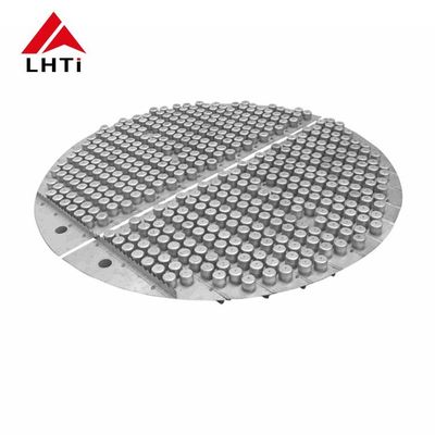 Guter Preis JIS, das Titanblasen-Kappe Tray Cnc Distillation Column Internals behaut Online