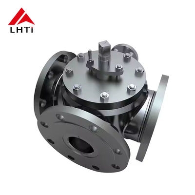 Guter Preis 6 Zoll Kugelventil Titan 4 Weg Kugelventil für die chemische und Energieindustrie Gr2 Gr5 PN16 PN 25 Online